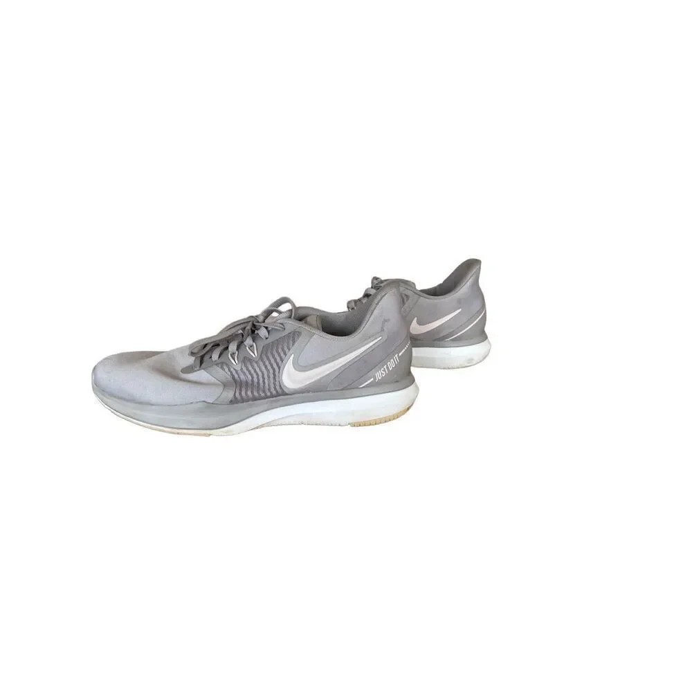 Nike Womens Gray Lace Up W In-Season TR 8 Sneakers Fitness Shoes Size 9